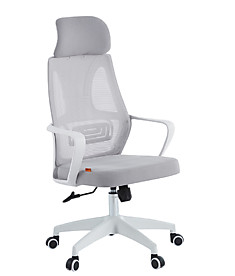 Кресло офисное Chairman CH636 белый пластик, серый, оранжевый, голубой