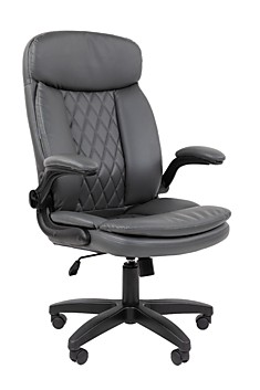 Компьютерное кресло руководителя Chairman 533 экокожа серая, чёрная, бежевая
