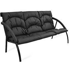 Диван 3-х местный Фортуна 5/18 к/з чёрный, коричневый, бежевый, бело-серый