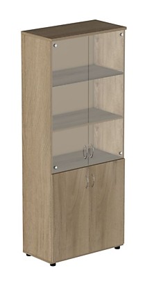 Шкаф офисный со стеклом Р.Ш-2СБ Референт