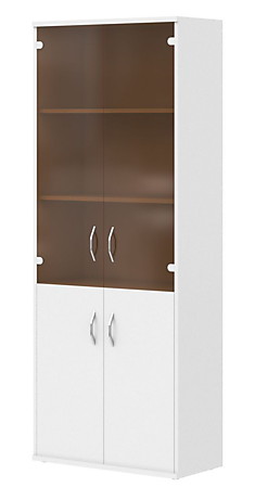 Шкаф офисный со стеклом Imago СТ-1.2