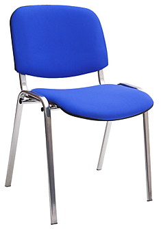 Офисный стул для посетителей ИЗО хром ткань