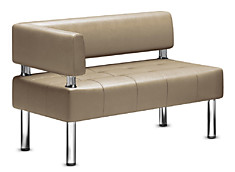 Диван модульный двухместный Берк 2С+ с левым подлокотником