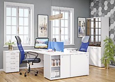 Комплект офисной мебели с разделительным экраном Xten №151