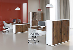 Комплект офисной мебели на 4 рабочих места Edis №157