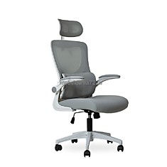 Кресло офисное В К-134 ткань/сетчатая ткань серая