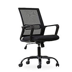 Компьютерное кресло 154К сетчатая ткань чёрная