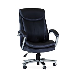 Кресло руководителя К-307 BIG SIZE XXL экокожа чёрная