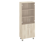 Шкаф офисный для сувениров Лидер 82(84).13 со стеклом